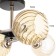 Sender chandelier 4he27 40W black and gold 52x36x27 cm
