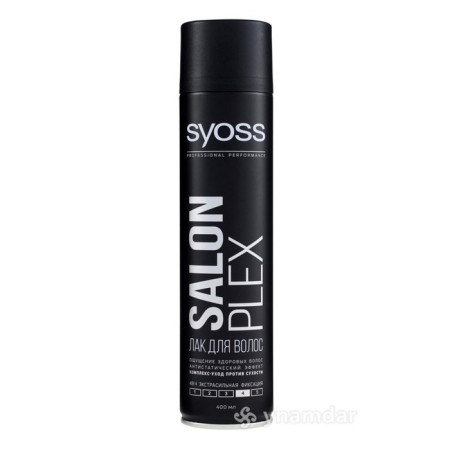 Syoss Salon Plex hair varnish, Extrashive fixation, 400 ml