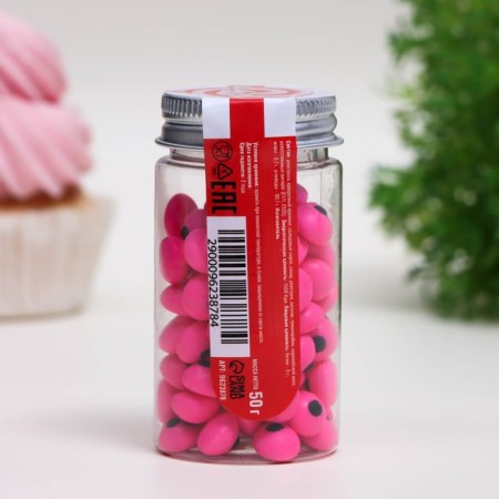 Confectionery sprinkling "Pink Eyes", 50 g-2