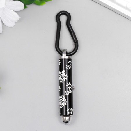 Laser Laser 3 Nozzles+ Carabiner Plastic "Chamomile" black 1x7 cm-2