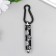 Laser Laser 3 Nozzles+ Carabiner Plastic "Chamomile" black 1x7 cm