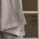 Terry towel Pasionaria "Memo", 450 gr, size 30x50 cm, color light gray