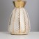 Paula table "Paula" 1x40W E14 white/gold 22x22x36cm