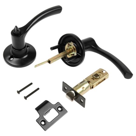 Stiling (fashion 3186), interior, latch, matte black color-3