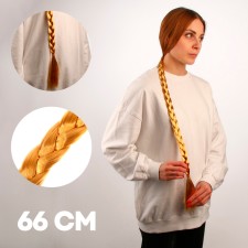 Gum braid 66 cm, color golden blond