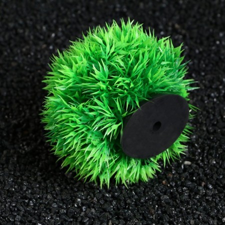 The artificial aquarium "ball" plant, with a spray, 10 x 10 cm-1