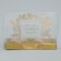 Box for the captake “Believe in the Dream”, gold, 8 x 16 x 11.5 cm, New Year