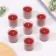 A set of aromatic candles in a glass "Cherry", 12 pcs, red, 4.5x5 cm
