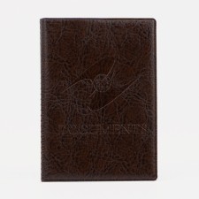Cover for passport and auto documents, brown color