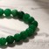 Bracelet ball No. 8 faceted "agate" under chrysoprase, 5.5 cm