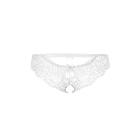 Erotic lace panties EROLANTA, white color, size 50-52-8