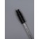 Brushes for eyebrows and eyelashes, set - 10 pcs, 10 cm, black/transparent color