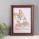 Photo frame Plastic "Babylon" 21x30 cm, red-borded