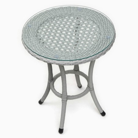 Sadovy table of artificial rattan 60x75cm gray-1