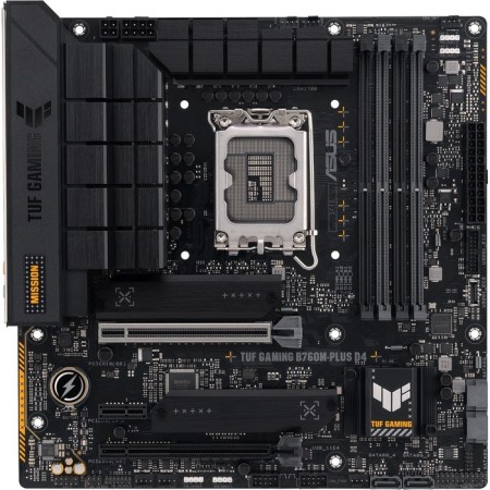 The ASUS TUF Gaming B760M-Plus D4, LGA1700, B760, 4XDDR4, HDMI, DP, MATX