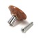 Cappio PK106, D = 32 mm, plastic, chromium/wood, 8 pcs.