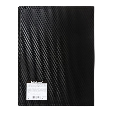 Folder on 4 rings A4, Erichkrause "Diamond Total Black", 24 mm, 550 μm, embossing, black-6