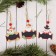 New Year's Suspension "Winter" with a board for wishes, under chalk, mix