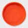 Baking uniform “Circle”, silicone, 28 × 5.5 cm, inner diameter 26 cm, orange color