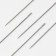 Sewing needles, d = 0.83 mm, 3.6 - 4.2 cm, autocratic, 10 pcs