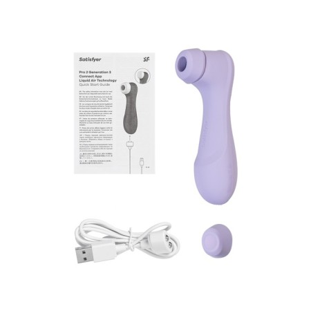 Satiffyer Pro 2 Generation 3, Bluetooth/App, Violet Color Vacuum-11