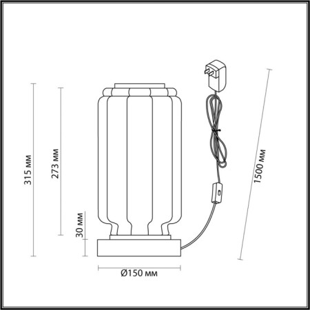 LED 10W 3000k table lamp-2