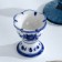 Egg stand, 6.5 × 7.5 cm, gzhel