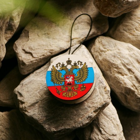 Car suspension Grand Caratt Emblem, Wood, felt