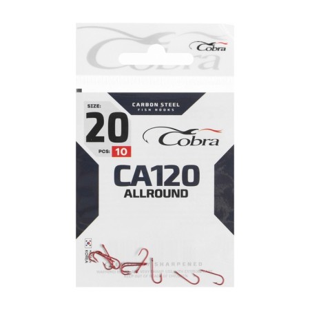 Cobra Allround hooks, series CA120, No. 20, 10 pcs.