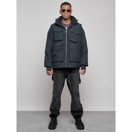 Luy jacket transformer male winter, size 54, dark blue color