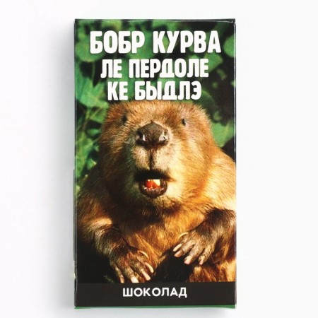 Шоколад 27 гр "Бобр"-1