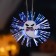 LED toy "Ghost" 10 cm, batteries AG13x3, glow of multi
