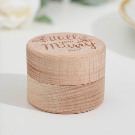 Casket for the rings "offer", beech, 5.2x4.2 cm-1