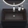 Sink uperwood Classic quartz 70 cm, quartz, brown matte, truffle