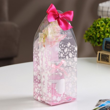 Aromatic diffuser with Sakura decor, 100 ml, rose, "wealth of aroma"-2