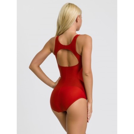 Women's swimsuit for the ATEMI SWAE 01C basin, red color, size 44-2