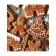 Set of napkins for setting the table "Festive gingerbread", rectangular, size 32x46 cm, 4 pcs