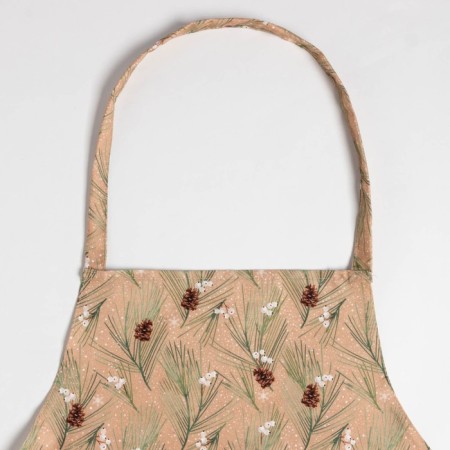 Apron Ethel "Spruce Branches" 60x70cm, 100% cotton, sarzha 190 g/m2-1