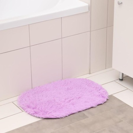 Bath and toilet rug of the Dula "Pushistik", 40 × 60 cm, lilac color