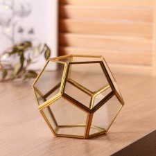 Florarium frame 11x10 cm, gold