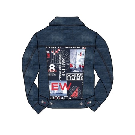 Denim jacket for a boy PlayTode, height 116 cm-6