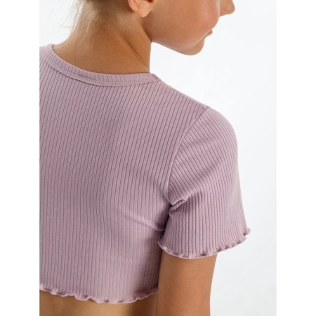 Топ для девочки, рост 140 см, цвет лавандовый-6