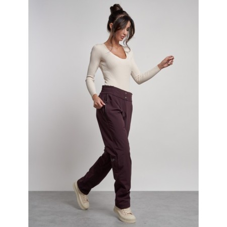 Warmed female trousers, size 46, dark-border color-16