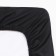 Gum shell "Jet Black" 180x200x25 cm, black color, 100% cotton, maco-satin, 114g/m2