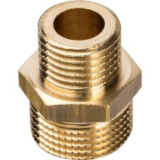 Ниппель переходной STOUT SFT-0003-003814, 3/8" x 1/4", наружная/наружная резьба