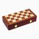 Chess souvenir, wooden board 30 x 30 cm, metal figures