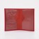 Cover for passport, red color