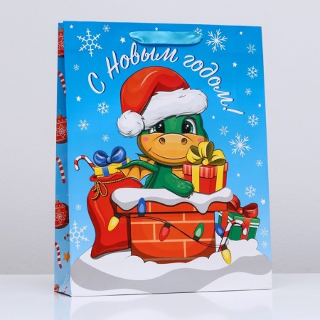 Laminated vertical package "Happy New Year!", 33 x 42 x 10 cm-2