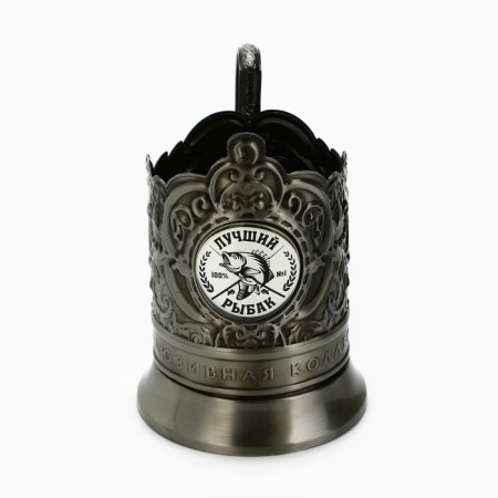 The cup holder "Best Fisherman", 12.5 x 8.5 x 11.3 cm-3
