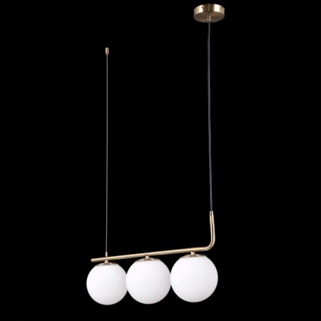 Suspended lamp Citilux "Bremen" CL112133, 60x15x30 cm, 3x40W, E27, brown color-1